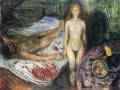 death of marat i 1907 Edvard Munch Expressionism